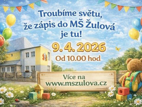 Zápis do MŠ Žulová 2026