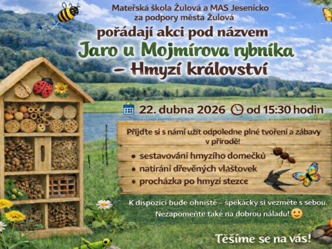 Jaro u Mojmírova rybníka