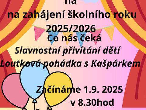 Zahájení školního roku v MŠ 2025/2026